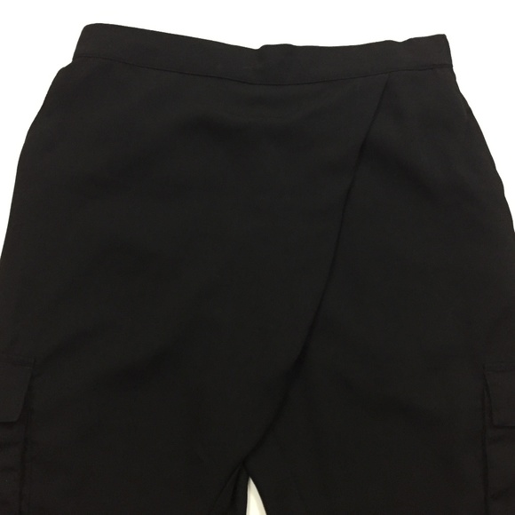 SILENCE+NOISE Front overlay Cargo Harem Crop Pants - Picture 3 of 8